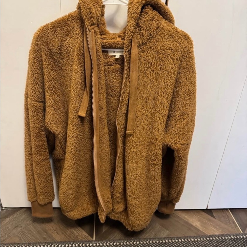 Lou & Grey Teddy Bear Zip Up Hoodie